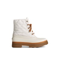 Main view of White Saltwater 2.0 Textile Duck Boot Duck Boots for women. 